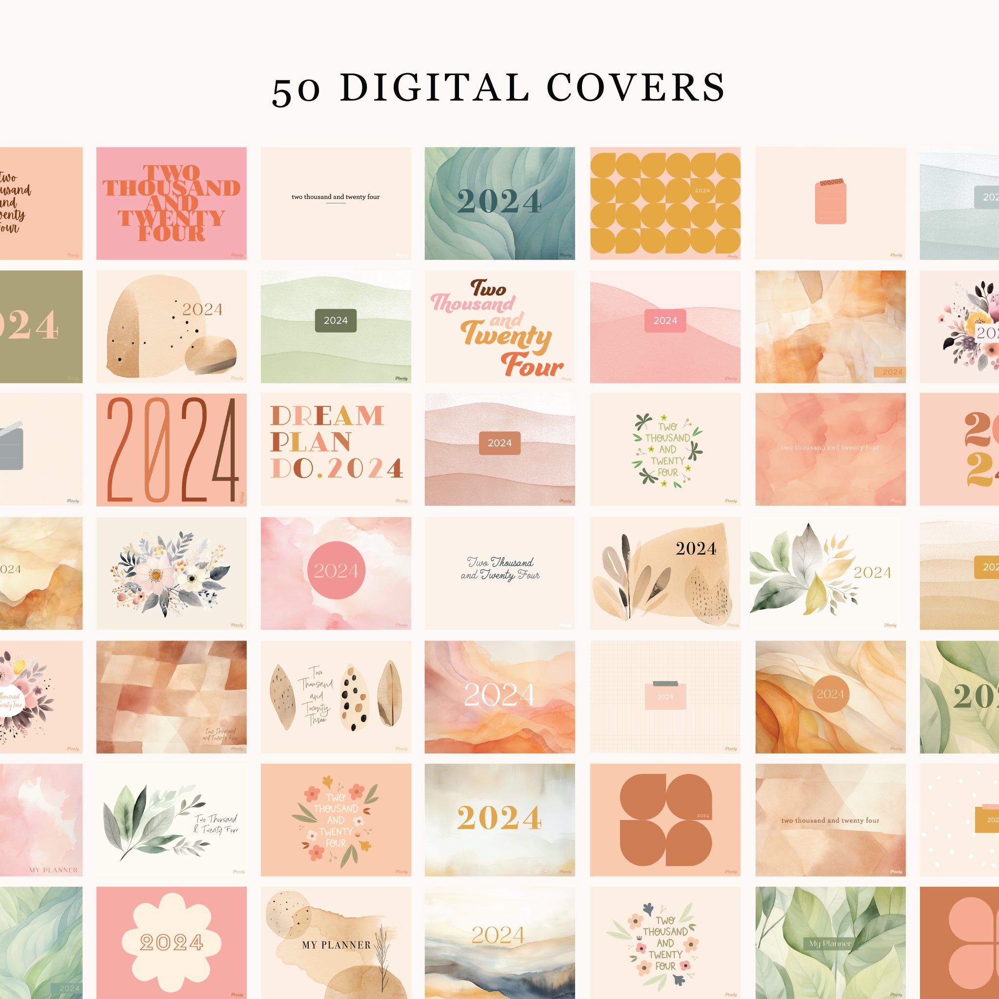 50+ Beautiful Bullet Journal Monthly Covers for 2024 - The Planner